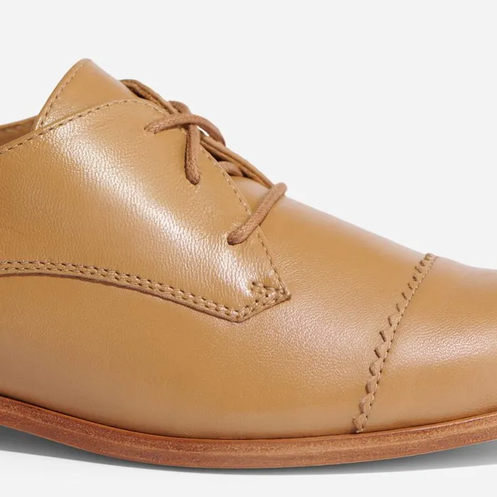 Nisolo Loafers and Mules Women Emilia Cap Toe Oxford Almond Black Nisolo Loafers and Mules Women Emilia Cap Toe Oxford Almond Black