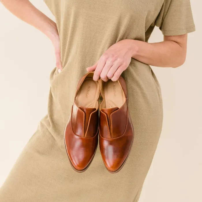 Nisolo Loafers and Mules Women Emma D039Orsay Oxford 20 Brandy Nisolo Loafers and Mules Women Emma D039Orsay Oxford 20 Brandy