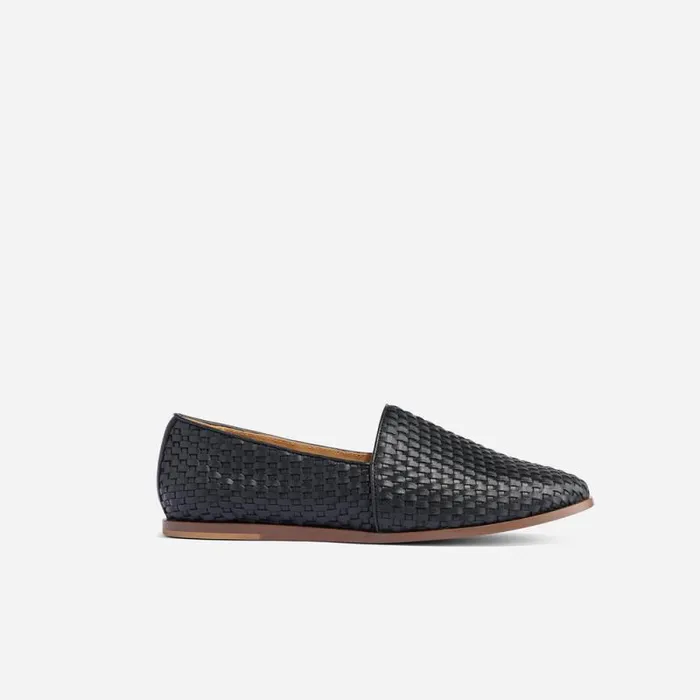 Nisolo Oxfords and Loafers Men Alejandro Woven Slip On 20 Woven Black Nisolo Oxfords and Loafers Men Alejandro Woven Slip On 20 Woven Black