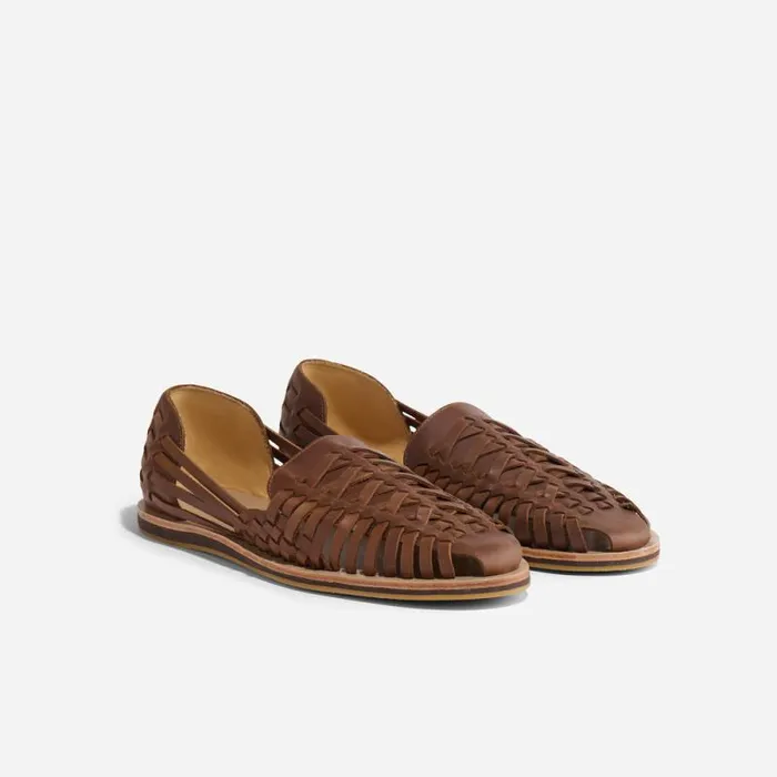 Nisolo Oxfords and Loafers Men Huarache Sandal Brown