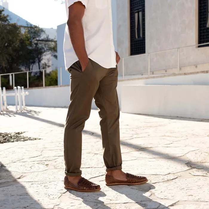 Nisolo Oxfords and Loafers Men Huarache Sandal Brown Nisolo Oxfords and Loafers Men Huarache Sandal Brown