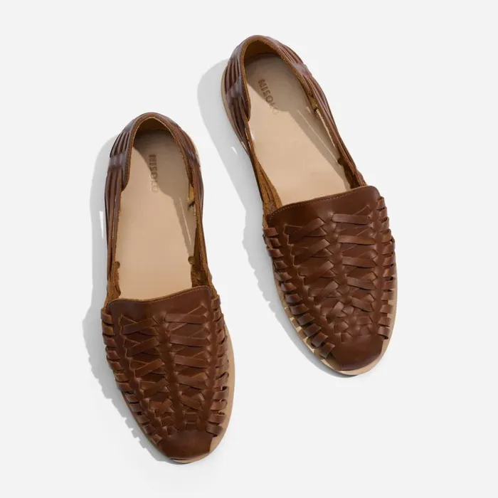 Nisolo Oxfords and Loafers Men Huarache Sandal Brown Nisolo Oxfords and Loafers Men Huarache Sandal Brown