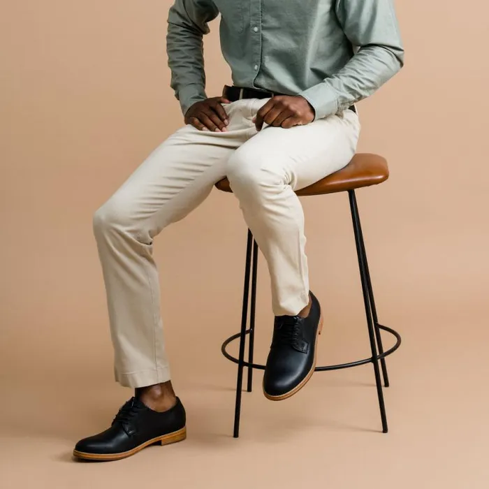 Nisolo Oxfords and Loafers Men Rey Everyday Derby Black Nisolo Oxfords and Loafers Men Rey Everyday Derby Black