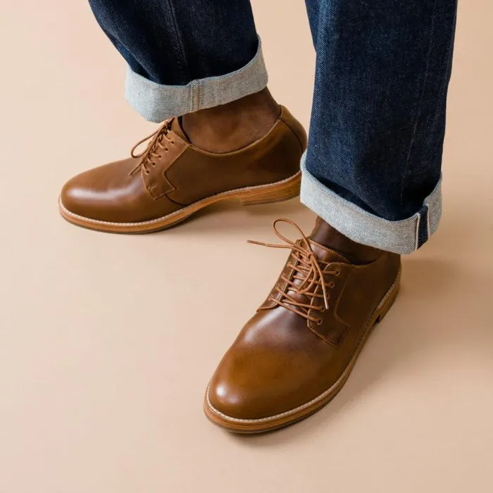 Nisolo Oxfords and Loafers Men Rey Everyday Derby Brown Nisolo Oxfords and Loafers Men Rey Everyday Derby Brown