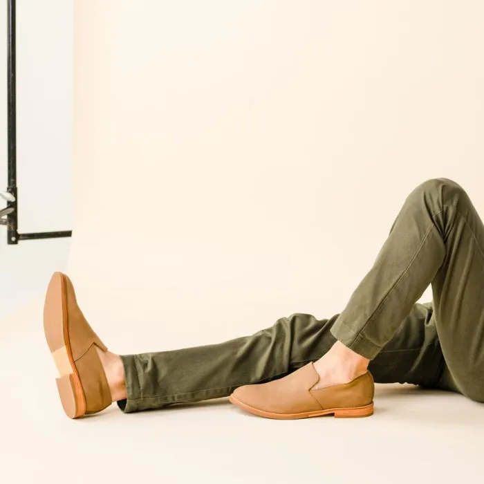 Nisolo Oxfords and Loafers Men Rio SlipOn Loafer Tobacco