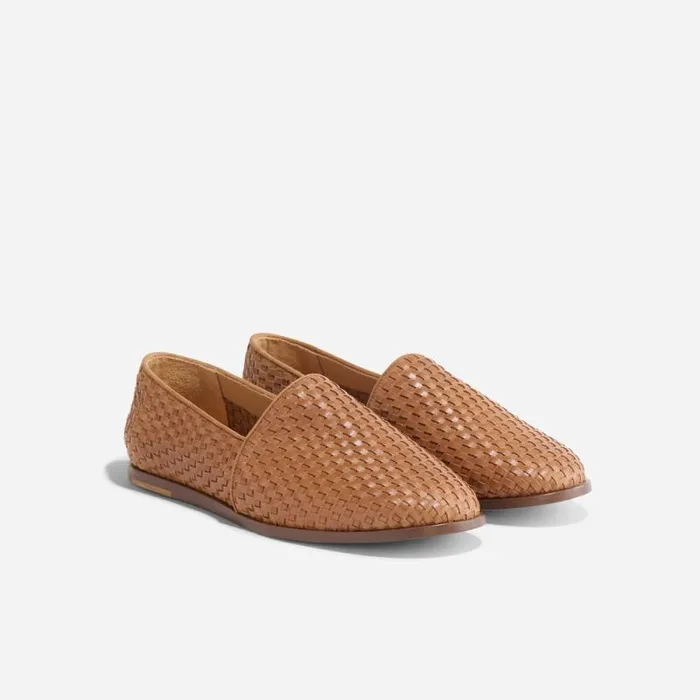 Nisolo Sandals and Slip Ons Men Alejandro Woven Slip On 20 Woven Brown