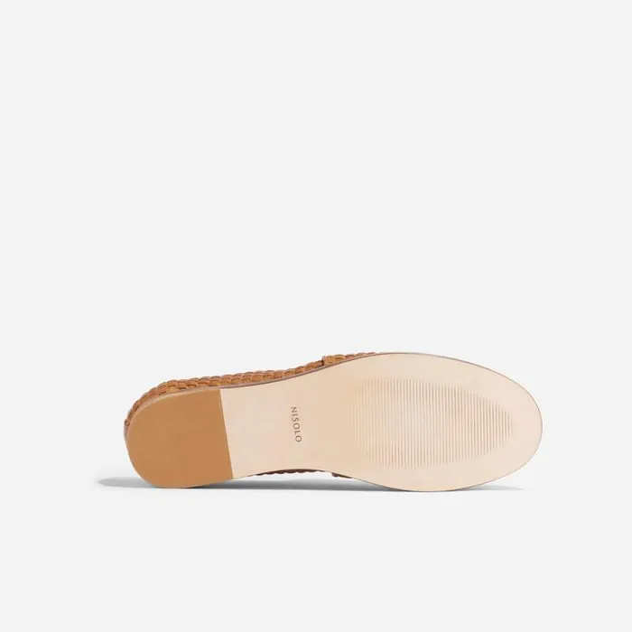 Nisolo Sandals and Slip Ons Men Alejandro Woven Slip On 20 Woven Brown