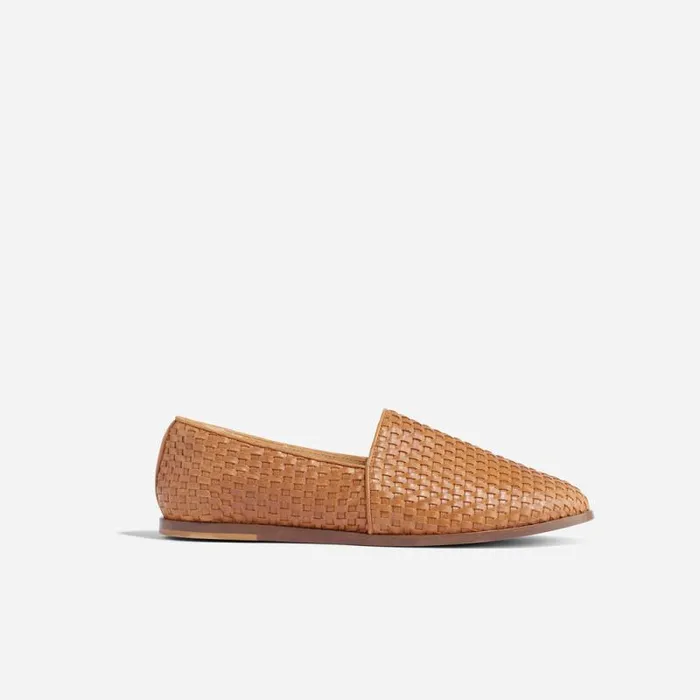 Nisolo Sandals and Slip Ons Men Alejandro Woven Slip On 20 Woven Brown