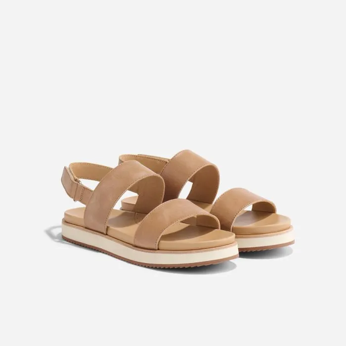 Nisolo Sandals Women GoTo Flatform Sandal 20 Almond