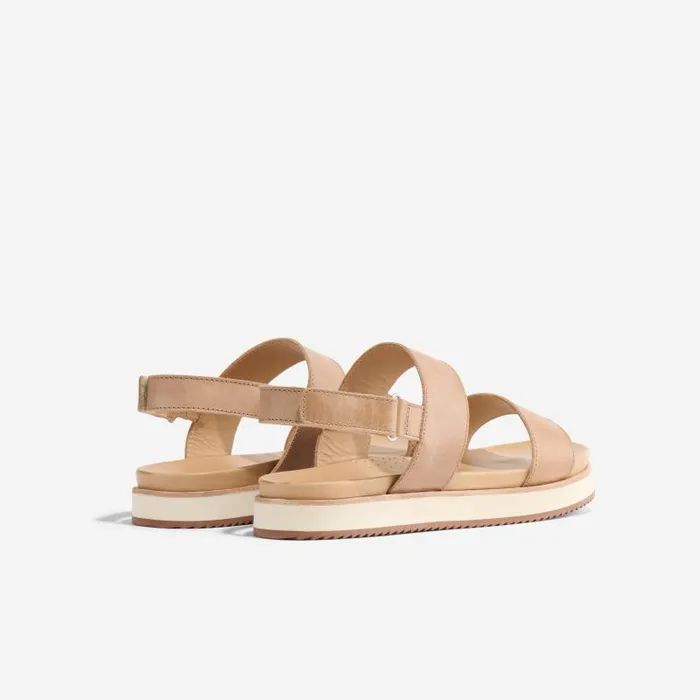 Nisolo Sandals Women GoTo Flatform Sandal 20 Almond