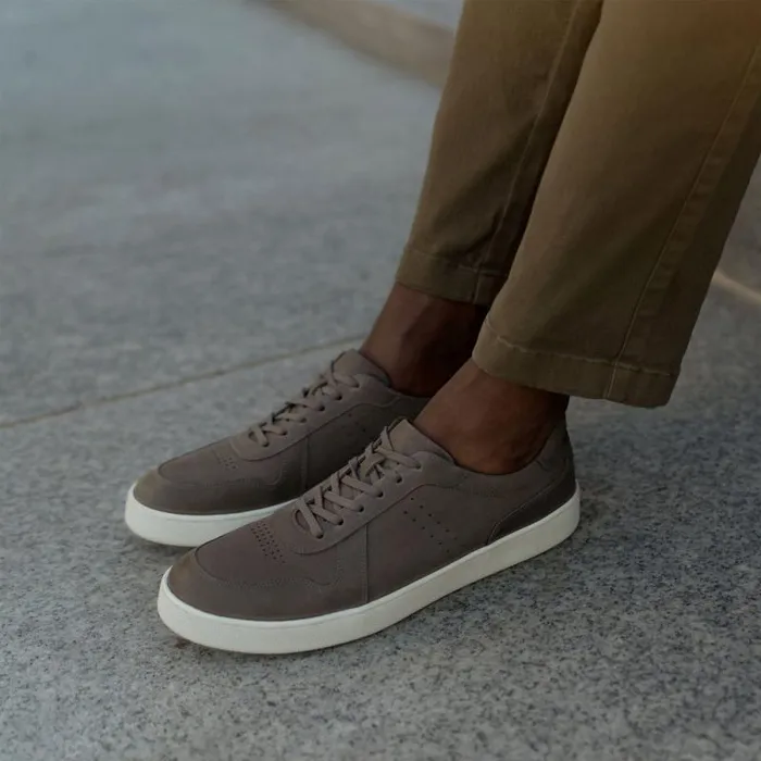 Nisolo Sneakers Men Beto GoTo Court Sneaker Grey