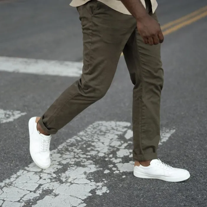 Nisolo Sneakers Men Beto GoTo Court Sneaker White