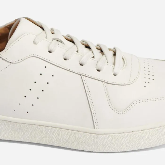 Nisolo Sneakers Men Beto GoTo Court Sneaker White