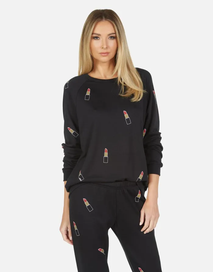 Noleta Mini Lipstick Black Women039s Lauren Moshi Long Sleeve