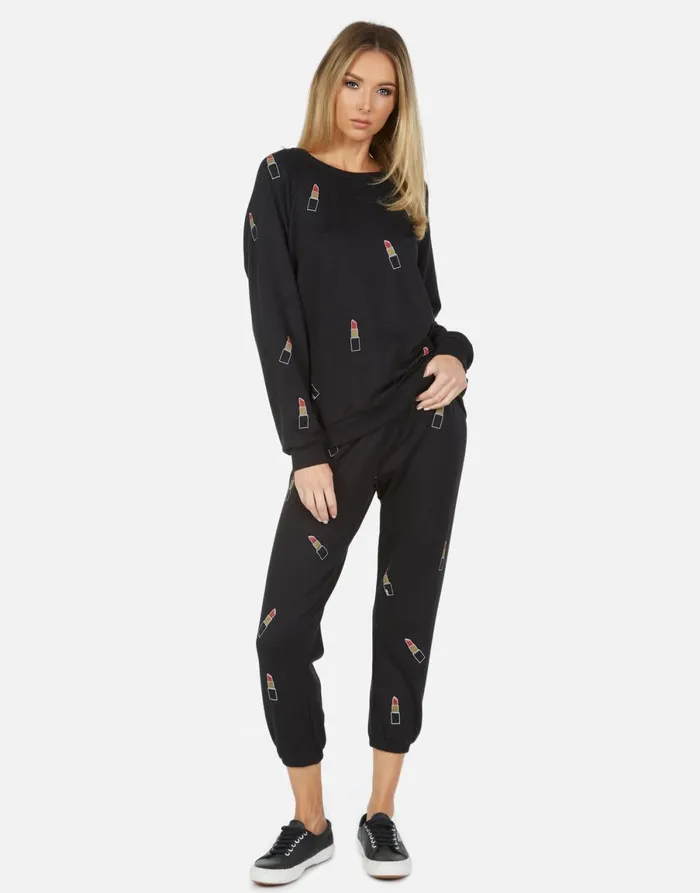 Noleta Mini Lipstick Black Women039s Lauren Moshi Long Sleeve