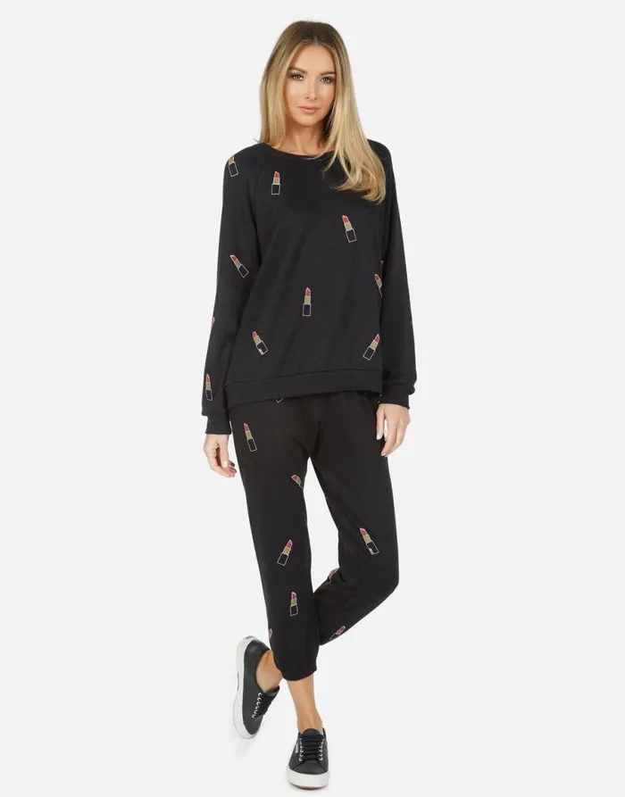 Noleta Mini Lipstick Black Women039s Lauren Moshi Long Sleeve