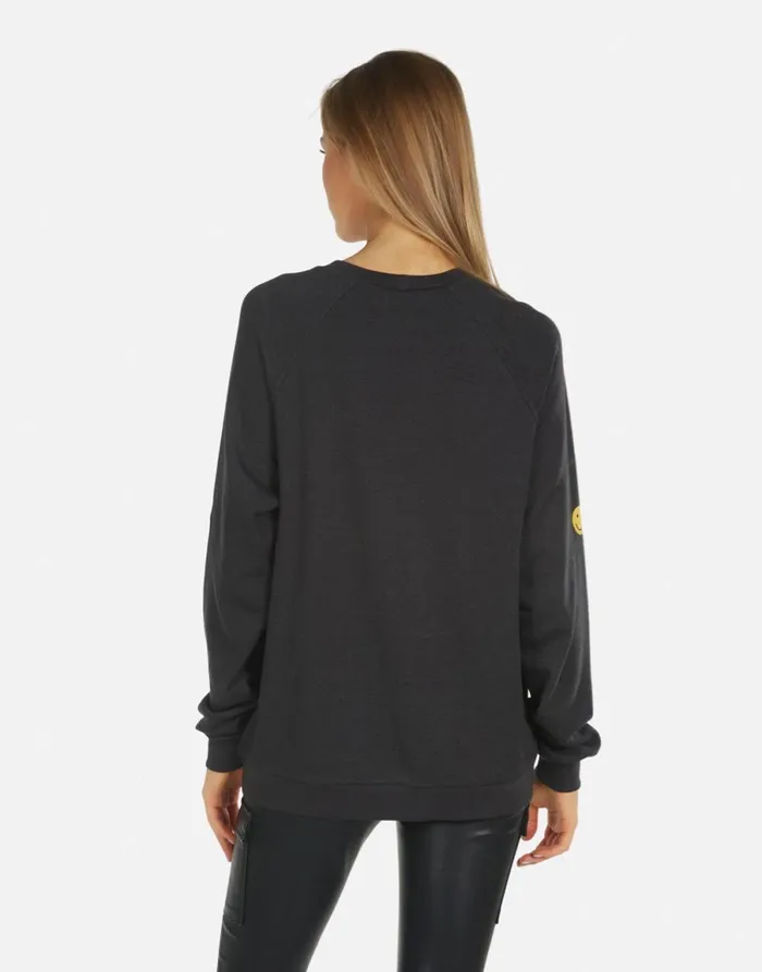Noleta Peace Hand Elements Onyx Women039s Lauren Moshi Long Sleeve
