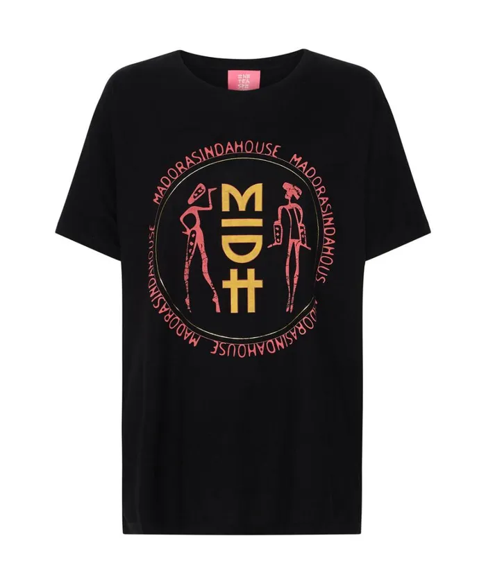 One Teaspoon Basic Tees MIDH GOLD LYRICS ORGANIC UNISEX TEE 8211 Women