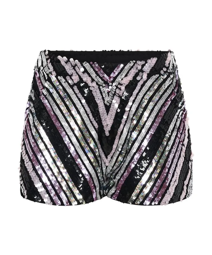 One Teaspoon Bottoms CHEVRON HAND SEQUIN PARTY SHORTS 8211 Women One Teaspoon Bottoms CHEVRON HAND SEQUIN PARTY SHORTS 8211 Women