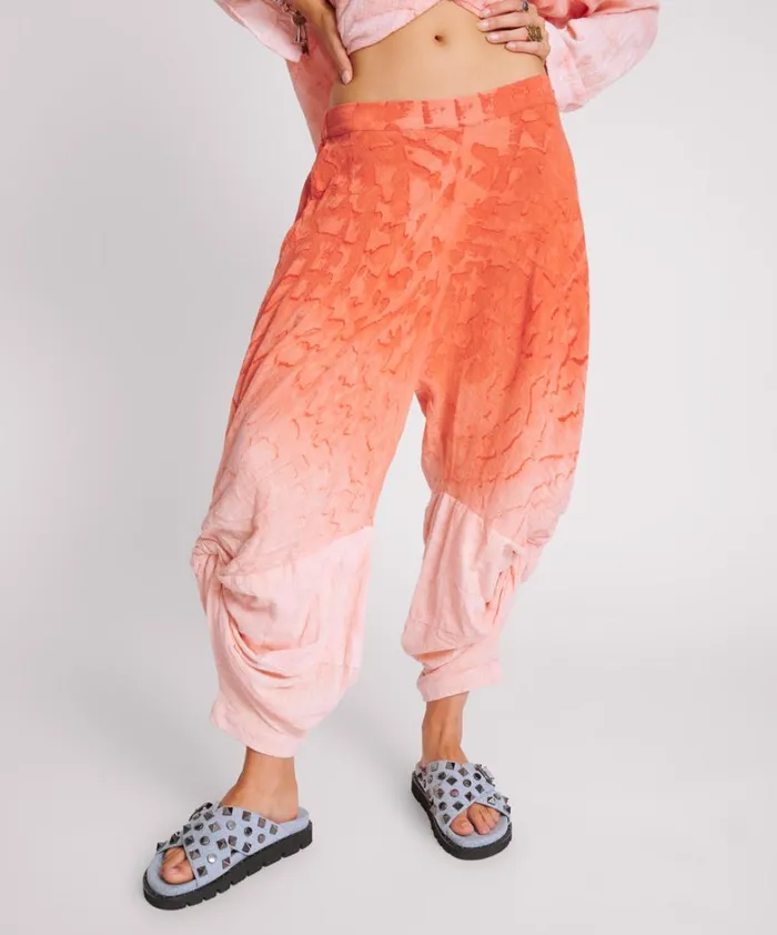 One Teaspoon Bottoms HAND PAINTED SUNSET MUSLIN GYPSY PANT 8211 Women