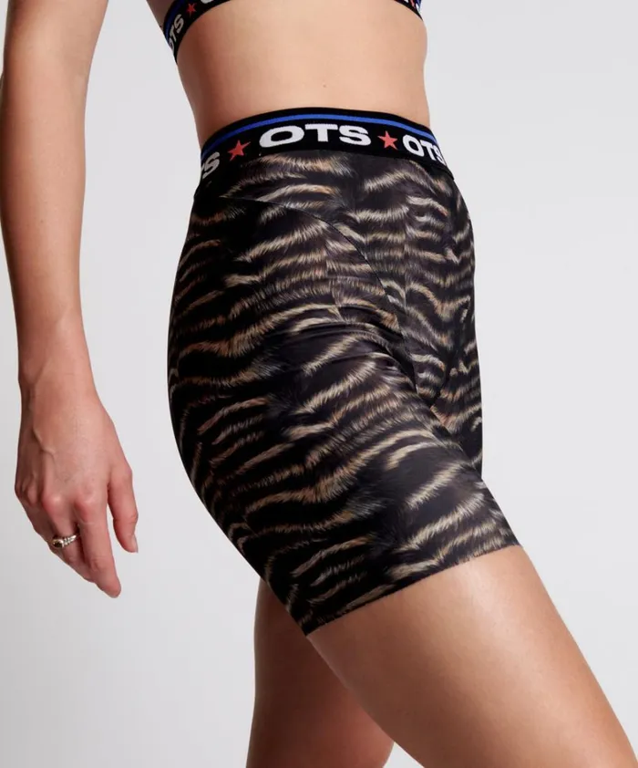 One Teaspoon Bottoms OTS DARK ANIMAL CYCLE SHORTS 8211 Women One Teaspoon Bottoms OTS DARK ANIMAL CYCLE SHORTS 8211 Women
