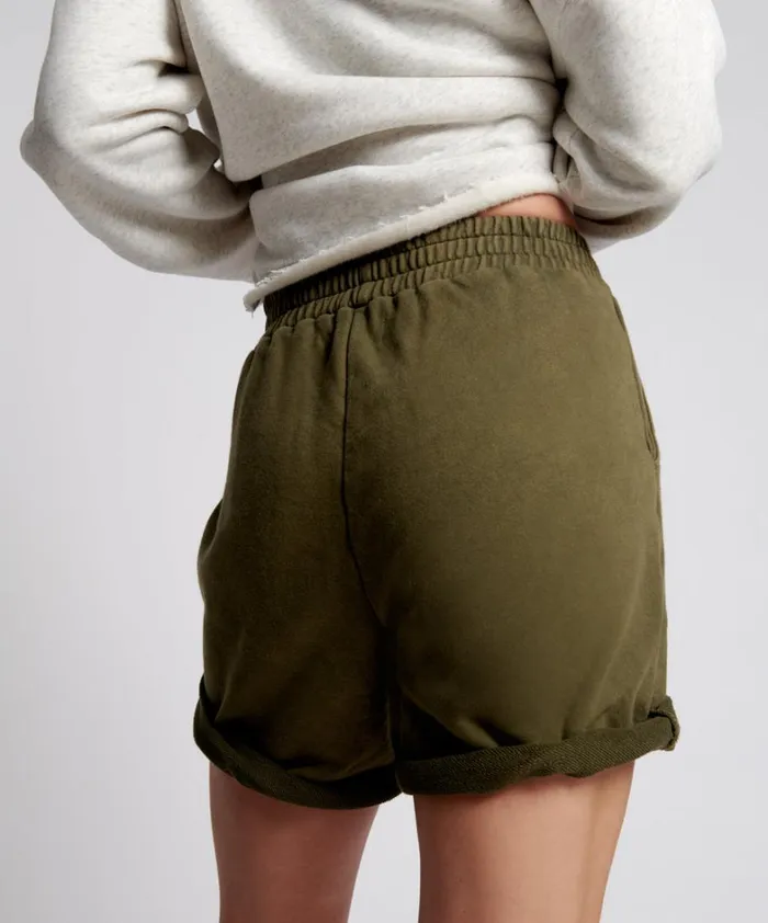 One Teaspoon Bottoms OTS KHAKI HIGH WAIST KICK SHORTS 8211 Women