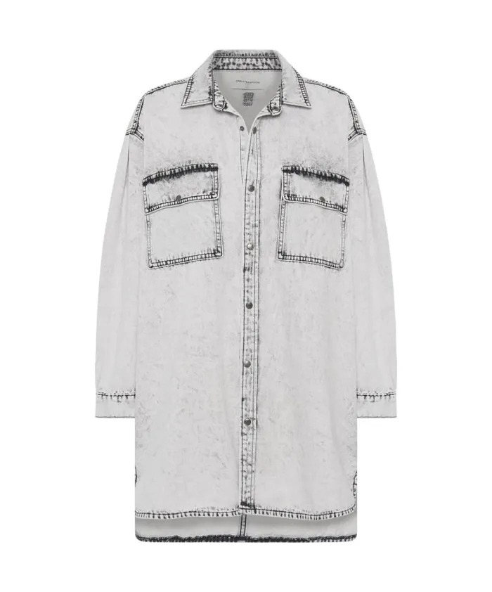 One Teaspoon Denim Dresses BIANCO NIXIE DENIM SHIRT DRESS 8211 Women One Teaspoon Denim Dresses BIANCO NIXIE DENIM SHIRT DRESS 8211 Women