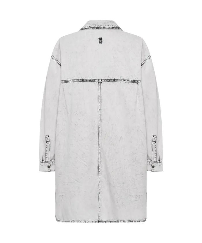 One Teaspoon Denim Dresses BIANCO NIXIE DENIM SHIRT DRESS 8211 Women One Teaspoon Denim Dresses BIANCO NIXIE DENIM SHIRT DRESS 8211 Women