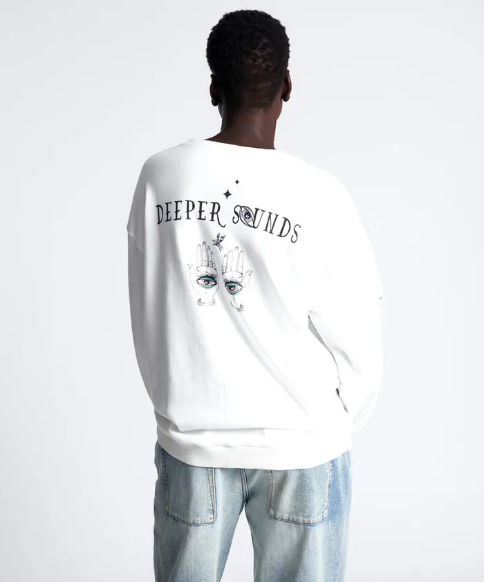 One Teaspoon Hoodies And Sweats DEEPER SOUNDS HAND OF WISDOM SWEATER 8211 Women One Teaspoon Hoodies And Sweats DEEPER SOUNDS HAND OF WISDOM SWEATER 8211 Women