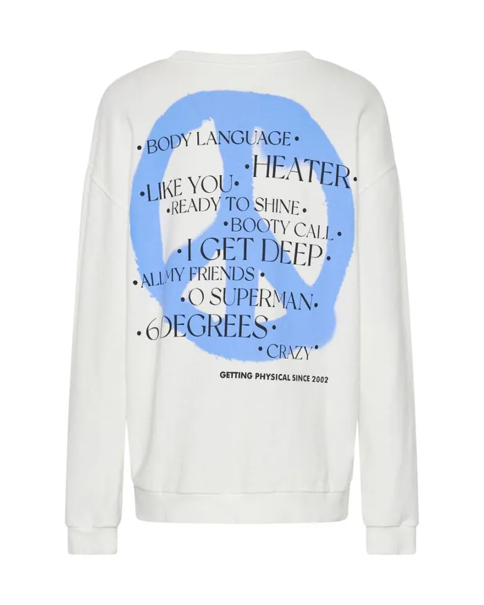 One Teaspoon Hoodies And Sweats GET PHYSICAL PEACE SWEATER 8211 Women