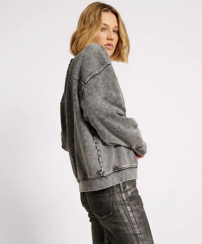 One Teaspoon Hoodies And Sweats GOTHIC STUDDED RETRO SWEATER 8211 Women One Teaspoon Hoodies And Sweats GOTHIC STUDDED RETRO SWEATER 8211 Women