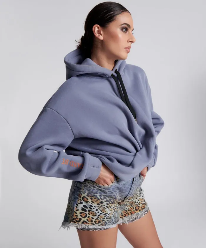 One Teaspoon Hoodies And Sweats STAND BY TWISTED HOODY 8211 Women