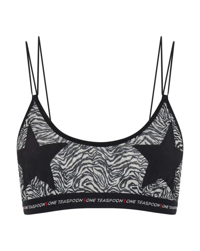 One Teaspoon Intimates INTERFERENCE LOLA BRALETTE 8211 Women