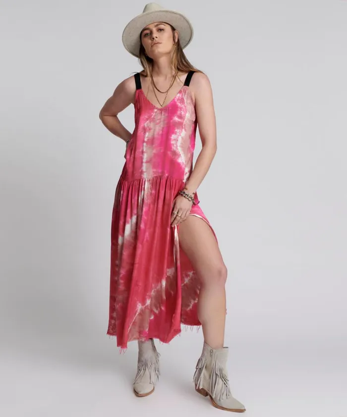 One Teaspoon Midi and Maxi Dresses SATIN SOLAR FLARE RUNWAY CAMI DRESS 8211 Women One Teaspoon Midi and Maxi Dresses SATIN SOLAR FLARE RUNWAY CAMI DRESS 8211 Women