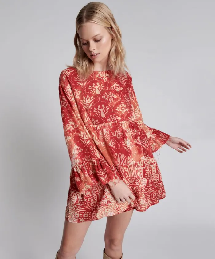 One Teaspoon Mini Dresses BABYLON GARDEN MAGIQUE DRESS 8211 Women One Teaspoon Mini Dresses BABYLON GARDEN MAGIQUE DRESS 8211 Women
