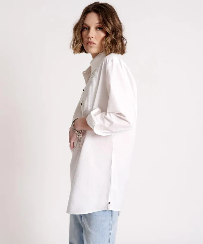 One Teaspoon Mini Dresses TUXEDO SHIRT DRESS 8211 Women