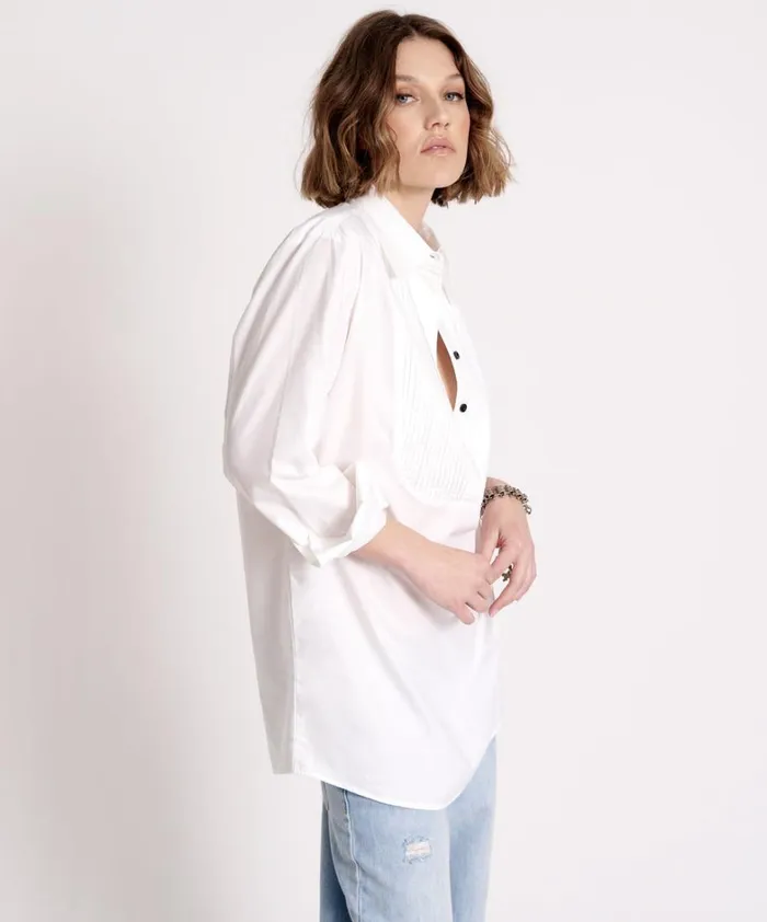 One Teaspoon Mini Dresses TUXEDO SHIRT DRESS 8211 Women
