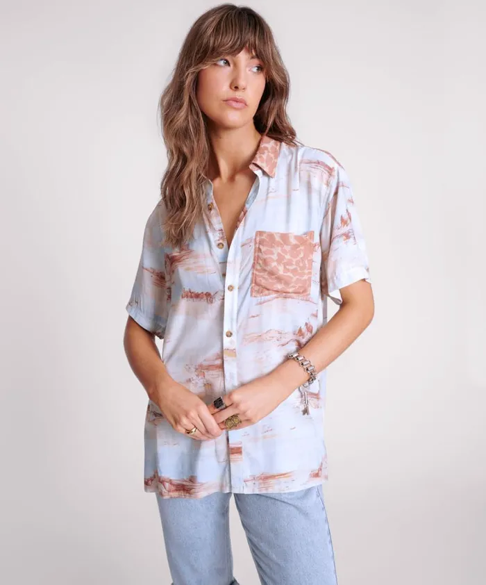 One Teaspoon Shirts COWBOY DESERT RANCH SHIRT 8211 Women