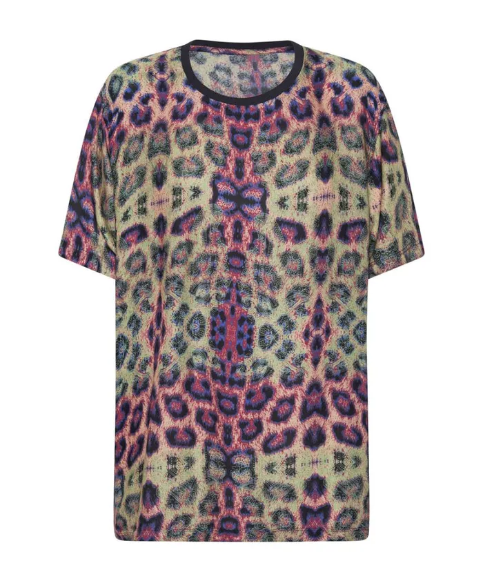 One Teaspoon Tees and Tanks COLLISION SATIN TEE 8211 Women