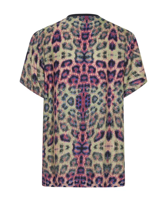 One Teaspoon Tees and Tanks COLLISION SATIN TEE 8211 Women