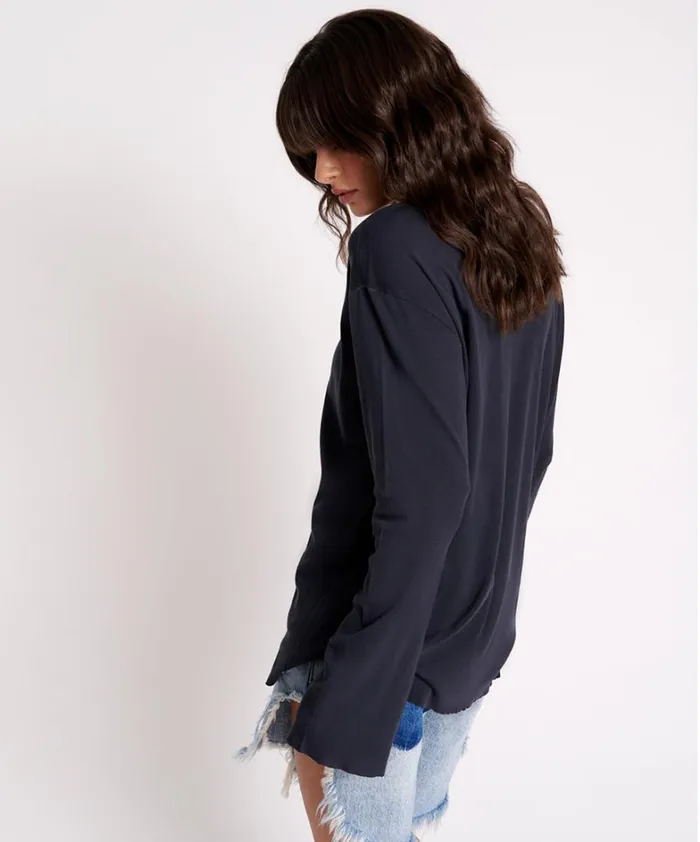 One Teaspoon Tees and Tanks JAGGER BOYFRIEND LONG SLEEVE TEE 8211 Women One Teaspoon Tees and Tanks JAGGER BOYFRIEND LONG SLEEVE TEE 8211 Women
