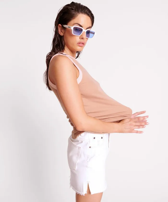 One Teaspoon Tees and Tanks OTS 2 TONE EQUIPMENT TANK 8211 Women One Teaspoon Tees and Tanks OTS 2 TONE EQUIPMENT TANK 8211 Women