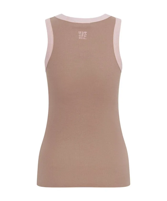 One Teaspoon Tees and Tanks OTS 2 TONE EQUIPMENT TANK 8211 Women One Teaspoon Tees and Tanks OTS 2 TONE EQUIPMENT TANK 8211 Women