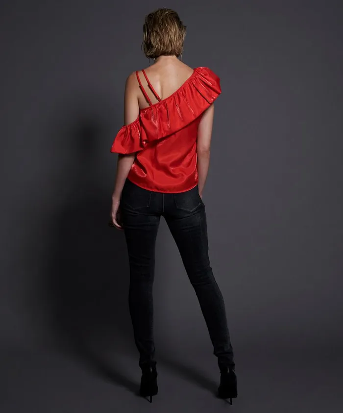 One Teaspoon Tops 80S RED ASHLEY TOP 8211 Women One Teaspoon Tops 80S RED ASHLEY TOP 8211 Women