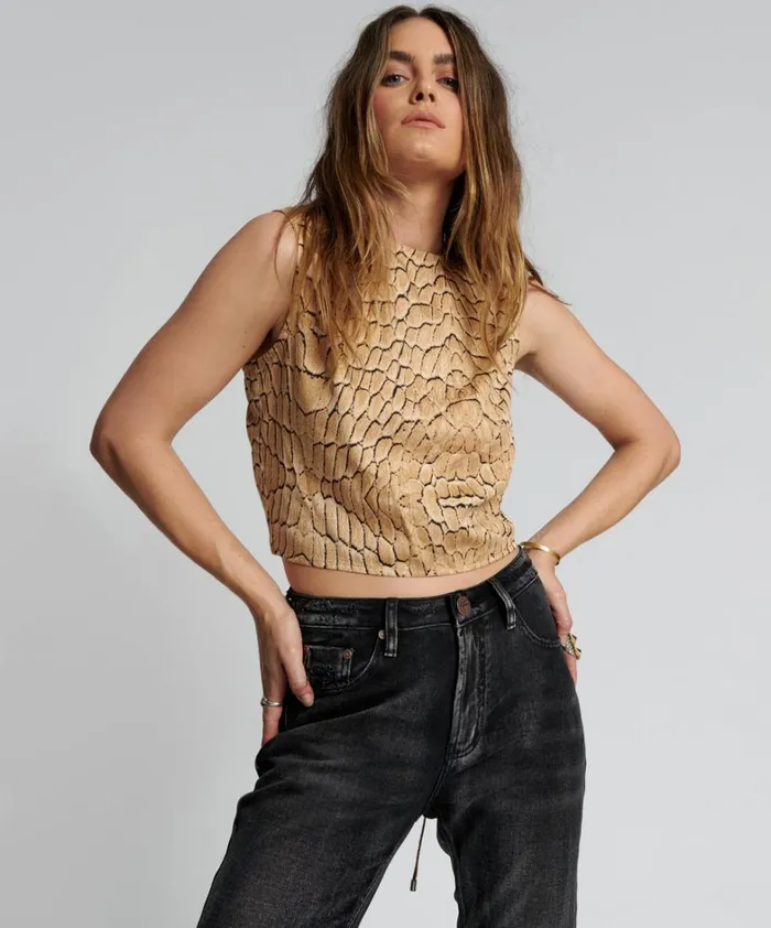 One Teaspoon Tops DELUSION NEW WORLD TOP 8211 Women