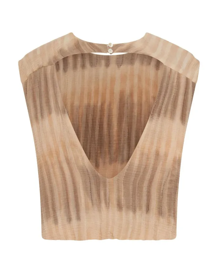 One Teaspoon Tops HAND DYED BACKLESS BUBBLE TOP 8211 Women One Teaspoon Tops HAND DYED BACKLESS BUBBLE TOP 8211 Women