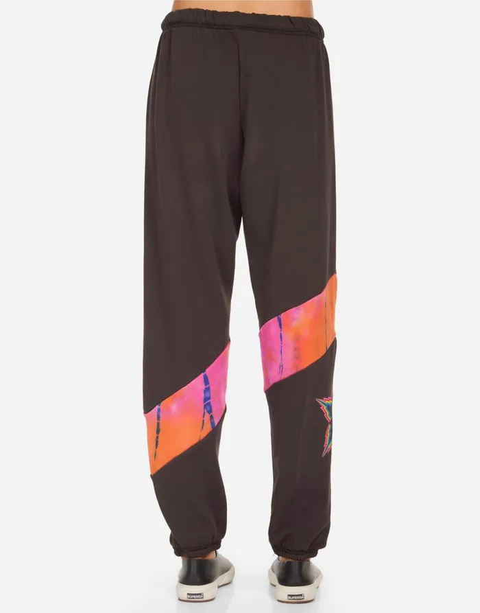 Ophelia Rainbow Lightning Star Onyx Women039s Lauren Moshi Long Sweatpants