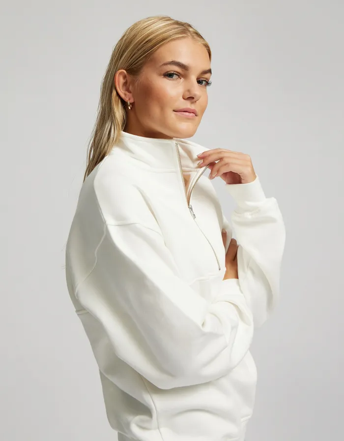 Organic Quarter Zip 8211 Burned Yellow Quarter Zips Colorfulstandard Women