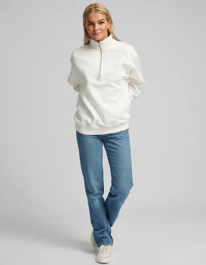 Organic Quarter Zip 8211 Spring Green Quarter Zips Colorfulstandard Women