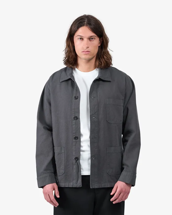 Organic Workwear Jacket 8211 Lava Grey Men Workwear Jackets Colorfulstandard